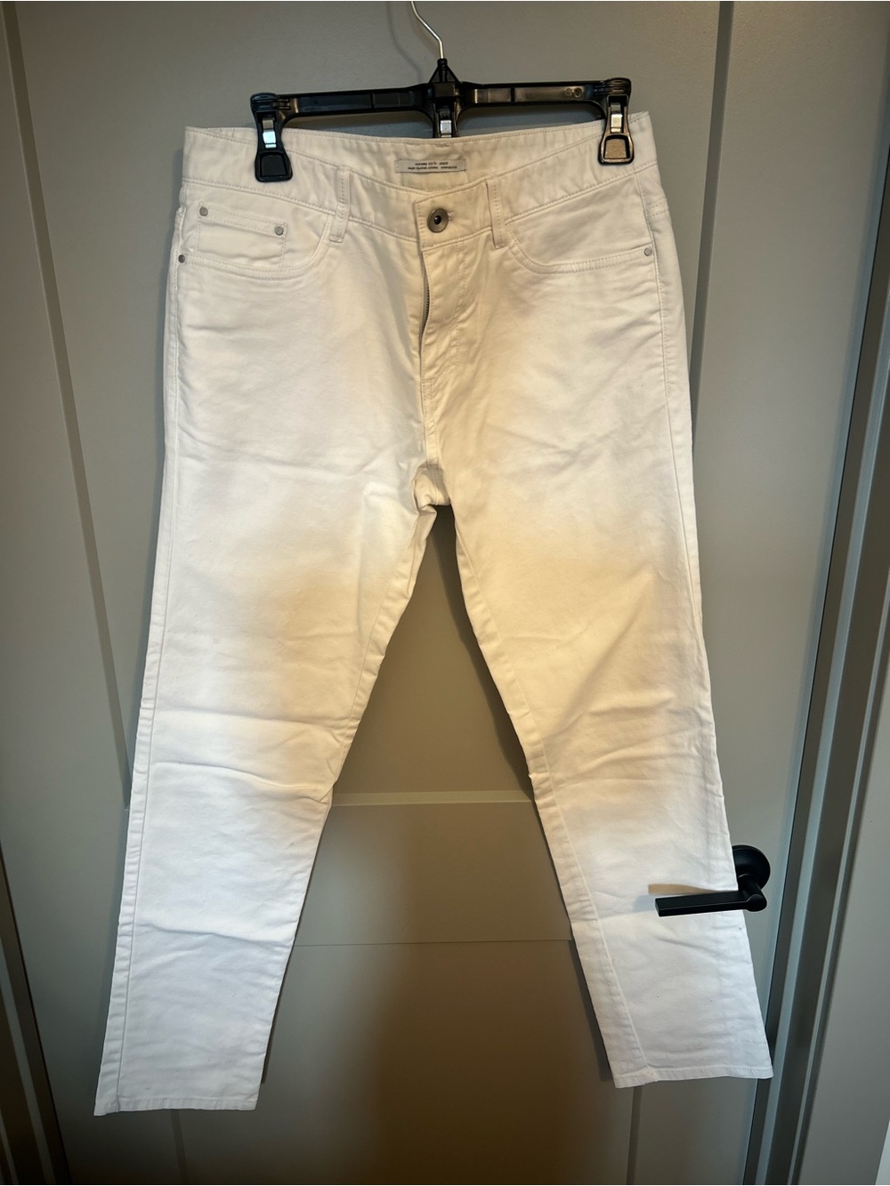 Calvin Klein Men’s White Slim Chino Pants
